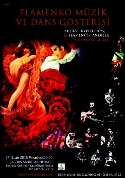 Flamenko Müzik ve Dans Gösterisi Etkinlik Afişi