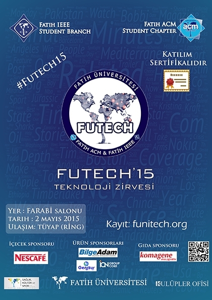 FUTECH'15 Teknoloji Zirvesi Etkinlik Afişi