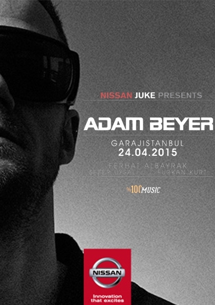Adam Beyer İstanbul Konseri Etkinlik Afişi