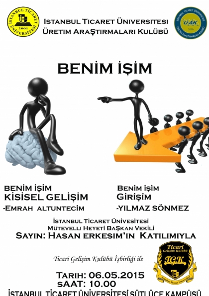 Benim İşim Etkinlik Afişi