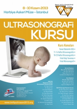 Türkiye Maternal Fetal Tıp ve Perinatoloji Derneği Ultrasonografi Kursu Etkinlik Afişi