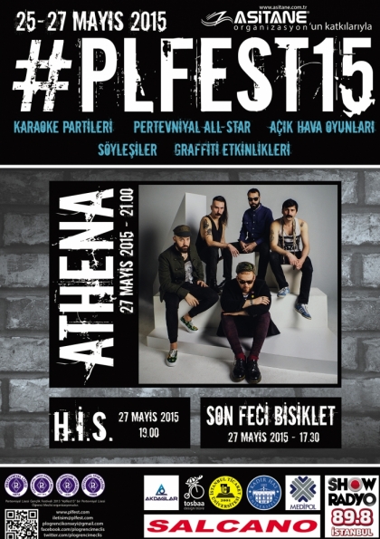 #plfest15 - Pertevniyal Gençlik Festivali Etkinlik Afişi