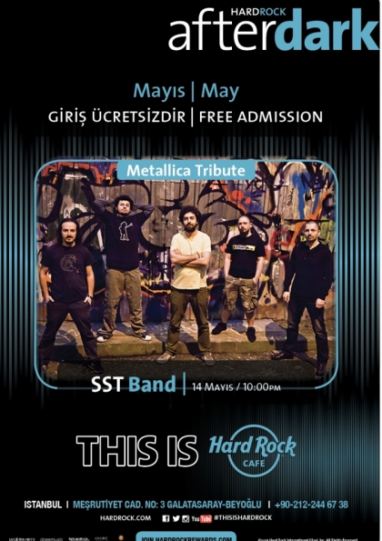 SST Band ile Rock Dolu Bir Gece HRC Istanbul'da Etkinlik Afişi