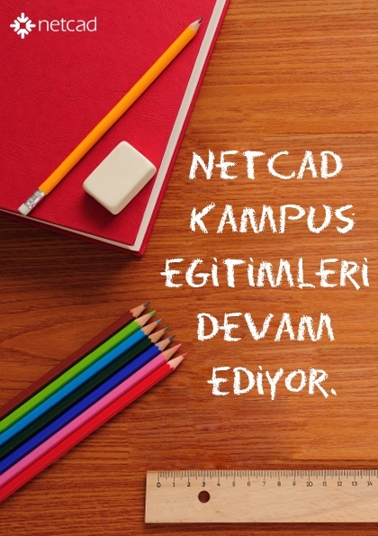 Netcad Kampüs Eğitimleri Etkinlik Afişi