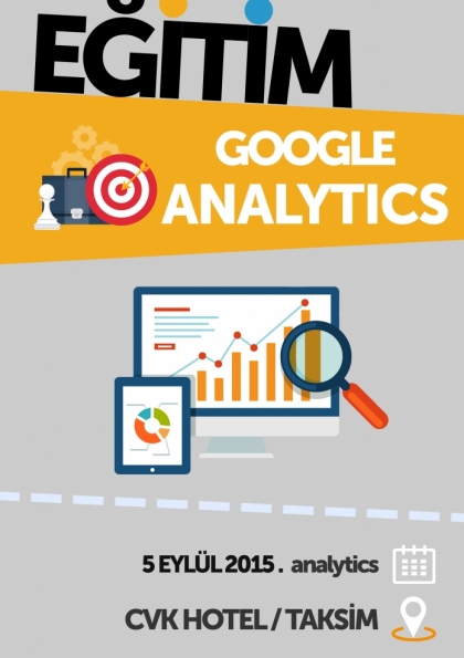 Google Analytics Sertifikasyon Programı Etkinlik Afişi