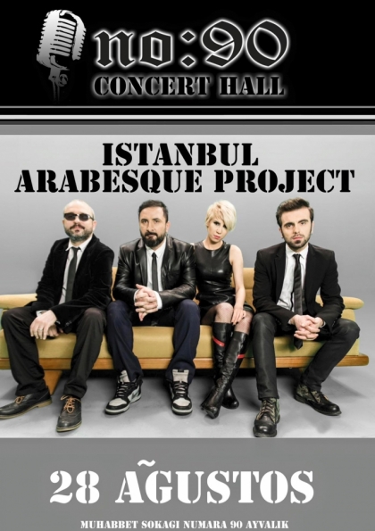İstanbul Arabesque Project Ayvalık Konseri Etkinlik Afişi