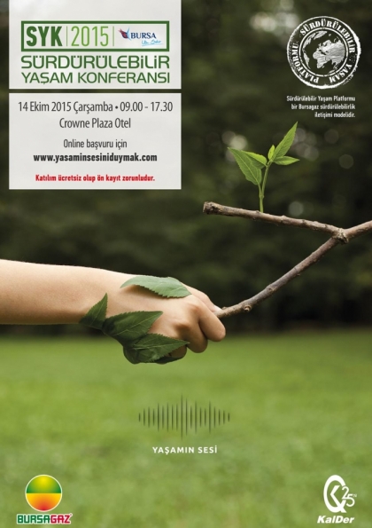 Sürdürülebilir Yaşam Konferansı (SYK 2015 Bursa) Etkinlik Afişi
