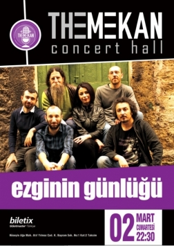 Ezginin Günlüğü The Mekan Beyoğlu Konseri Etkinlik Afişi