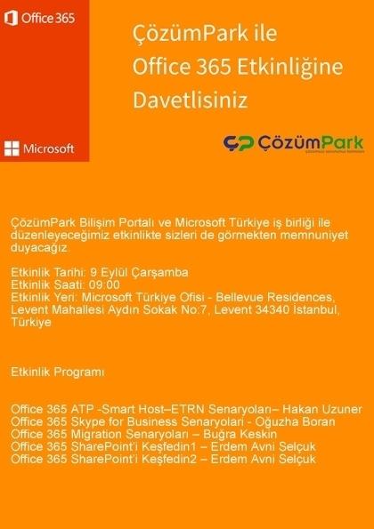 Office 365 Day Etkinlik Afişi