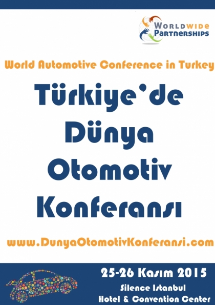 Türkiye'de Dünya Otomotiv Konferansı ve Fuarı Etkinlik Afişi