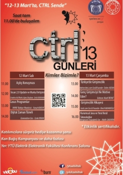 Ctrl Günleri'13 Etkinlik Afişi