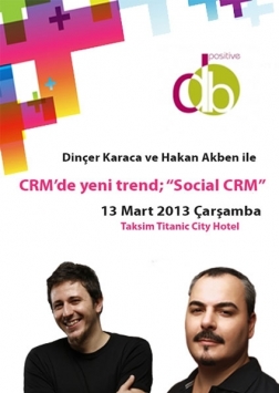 CRM'de yeni trend ''Social CRM'' Etkinlik Afişi