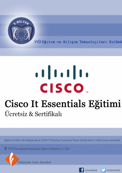 Cisco IT Essentials Eğitimi Etkinlik Afişi