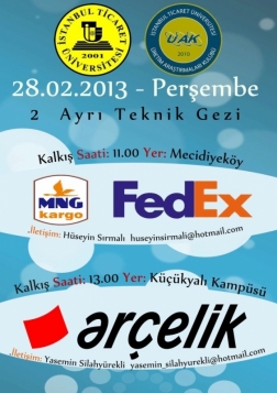 FEDEX & MNG Lojistik Teknik Gezisi Etkinlik Afişi