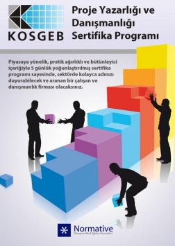 KOSGEB Proje Yazarlığı ve Danışmanlığı Sertifika Programı Etkinlik Afişi