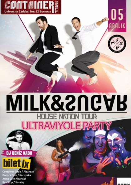 Milk&Sugar (Ultraviyole Party) Etkinlik Afişi