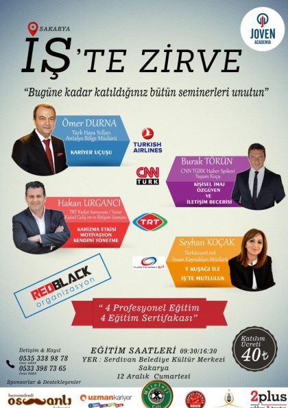 İş'te Zirve Sakarya Etkinlik Afişi