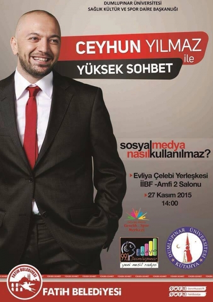 Ceyhun Yılmaz ile Yüksek Sohbet / Radyo Dumlupınar Etkinlik Afişi