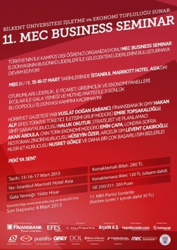 MEC Business Seminar 2013 Etkinlik Afişi