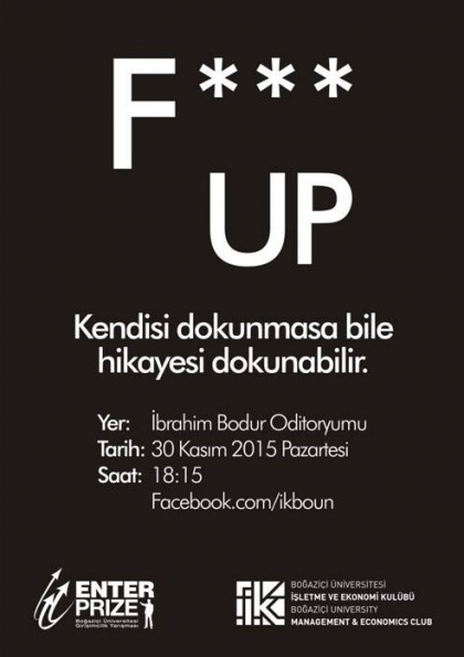 EnterPrize FUCK UP Etkinlik Afişi