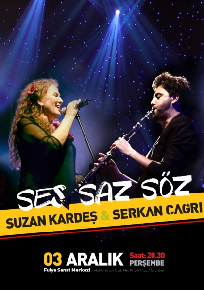 Ses Saz Söz - Serkan Çağrı & Suzan Kardeş Etkinlik Afişi