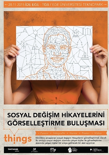 İzmir Sosyal Değişim Hikayelerini Görselleştirme Buluşması Etkinlik Afişi