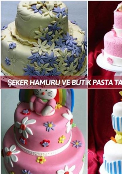 Şeker Hamuru Ve Butuk Pasta Tasarım Kursu Etkinlik Afişi