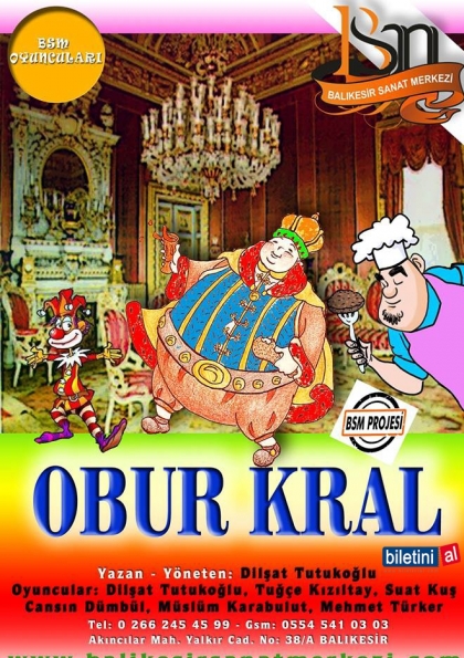 Obur Kral Etkinlik Afişi