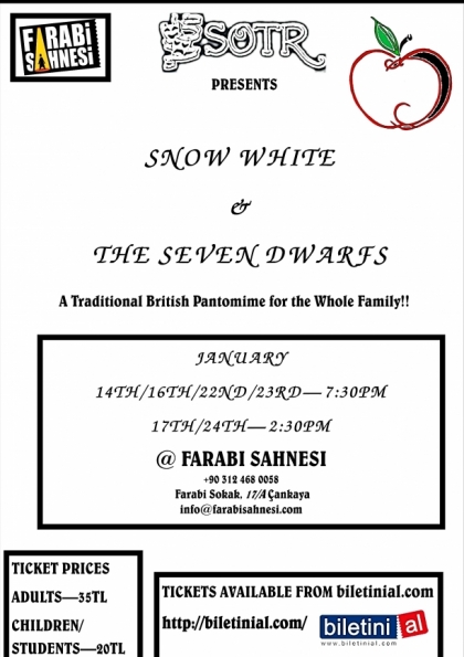 Snow White and the Seven Dwarfs Etkinlik Afişi