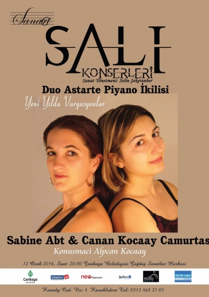 Salı Konserleri- DUO ASTARTE Etkinlik Afişi