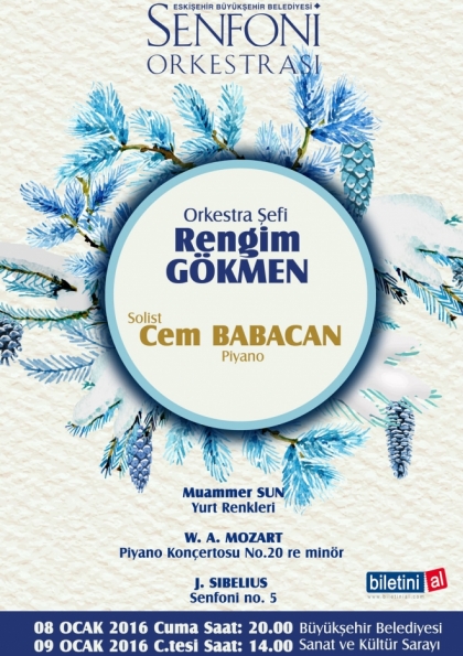 E.B.B. Senfoni Orkestrası- Rengim Gökmen Etkinlik Afişi