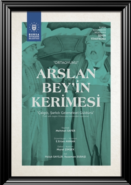 Arslan Bey'in Kerimesi Etkinlik Afişi