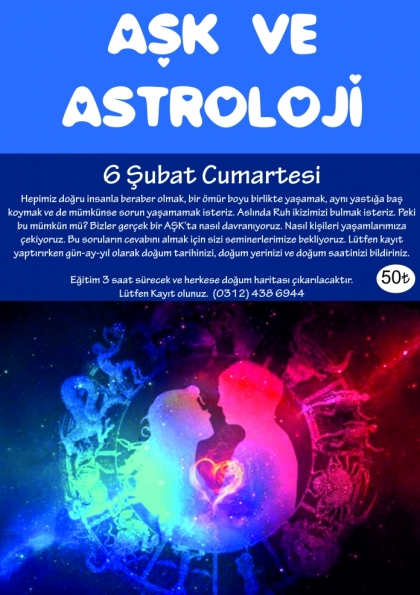 Aşk ve Astroloji Etkinlik Afişi