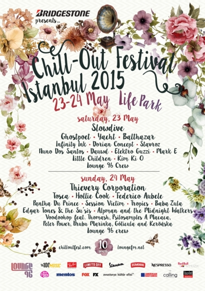 Chillout Festival İstanbul Etkinlik Afişi
