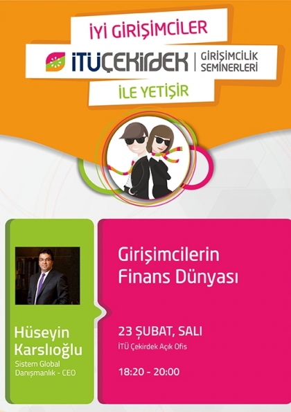 Girişimcilerin Finans Dünyası Semineri Etkinlik Afişi