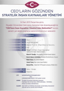 HR in C-Suite Etkinlik Afişi