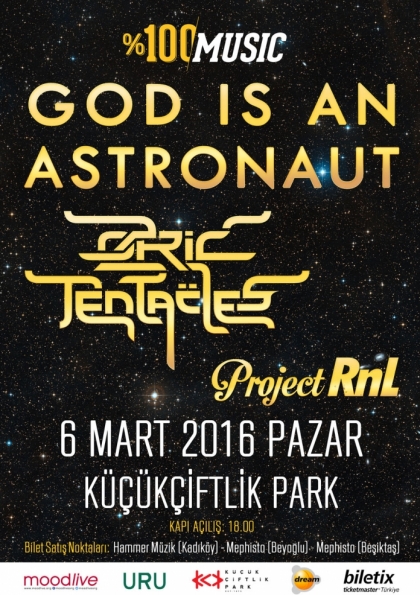 God Is An Astronaut & Ozric Tentacles İstanbul Etkinlik Afişi