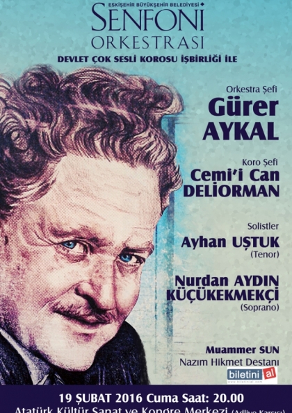E.B.B.Senfoni Orkestrası- Devlet Çok Sesli Korosu Konseri Etkinlik Afişi