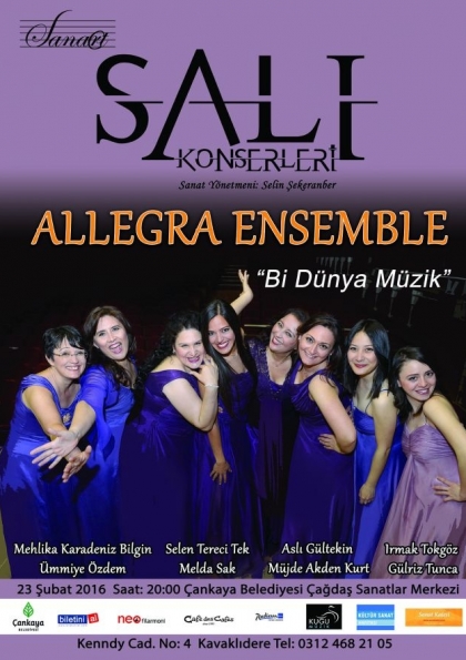 Salı Konserleri (Allegra Ensemble) Etkinlik Afişi