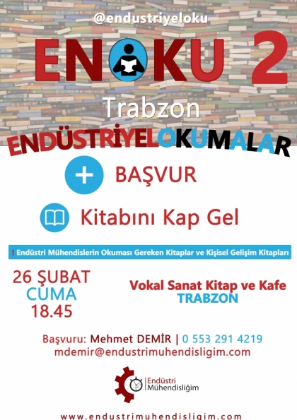 Endüstriyel Okumalar (ENOKU) 2 - TRABZON Etkinlik Afişi