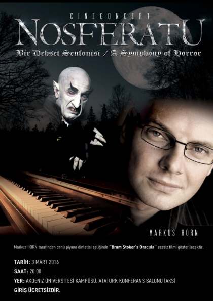 Cine Konser Nosferatu/Bir Dehşet Senfonisi Etkinlik Afişi