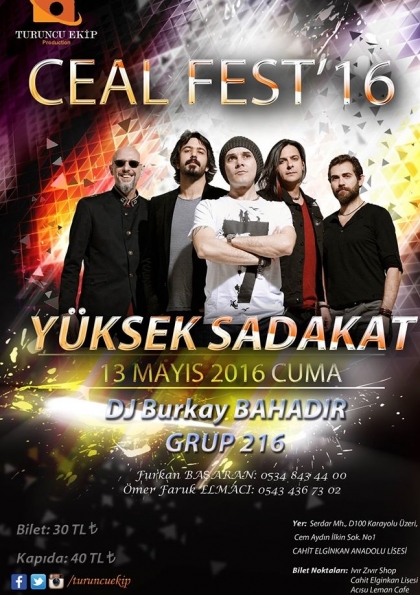 CEAL FEST '16 Etkinlik Afişi