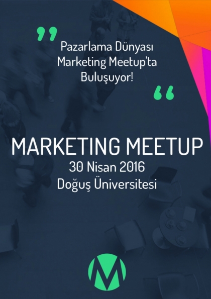 Marketing Meetup Etkinlik Afişi