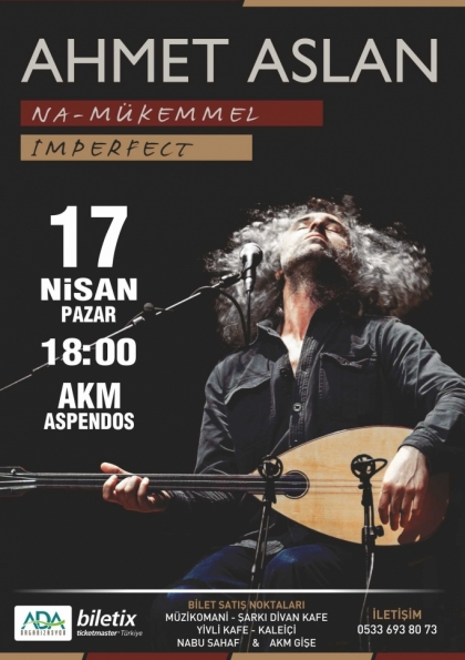 Ahmet Aslan Konser Etkinlik Afişi