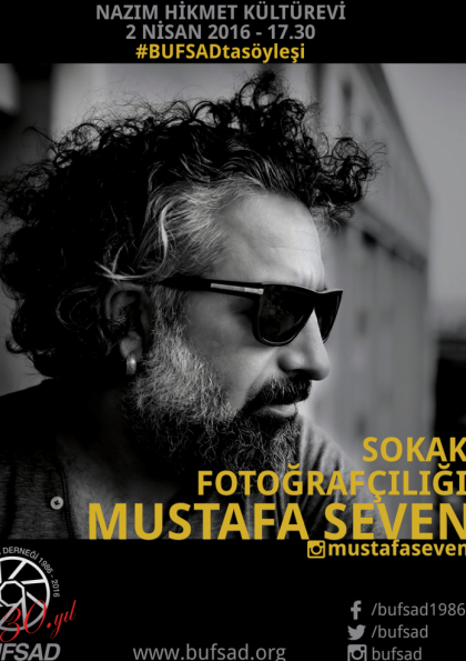 Mustafa Seven Söyleşisi Etkinlik Afişi
