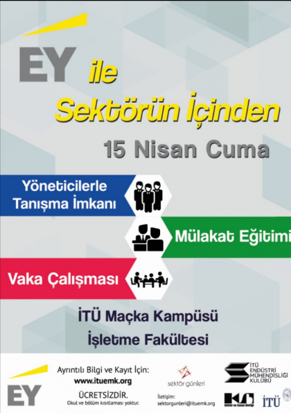 EY ile Sektörün İçinden Etkinlik Afişi