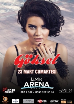 Göksel İzmir Konseri Etkinlik Afişi