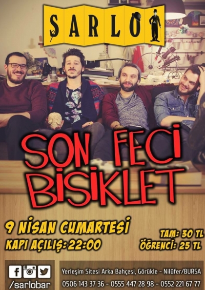 Son Feci Bisiklet Etkinlik Afişi