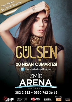 Gülşen İzmir Konseri Etkinlik Afişi