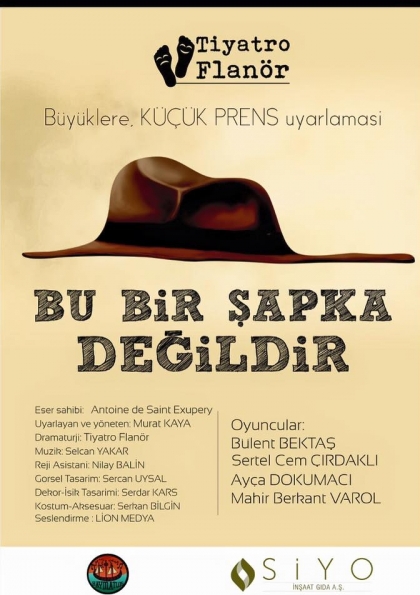 Bu Bir Şapka Değildir...Tiyatro Gösterisi Etkinlik Afişi
